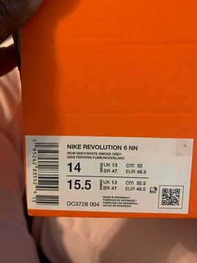 Nike Revolution 6 NN Iron Grey/White-Smoke Grey Men's Athletic Shoes